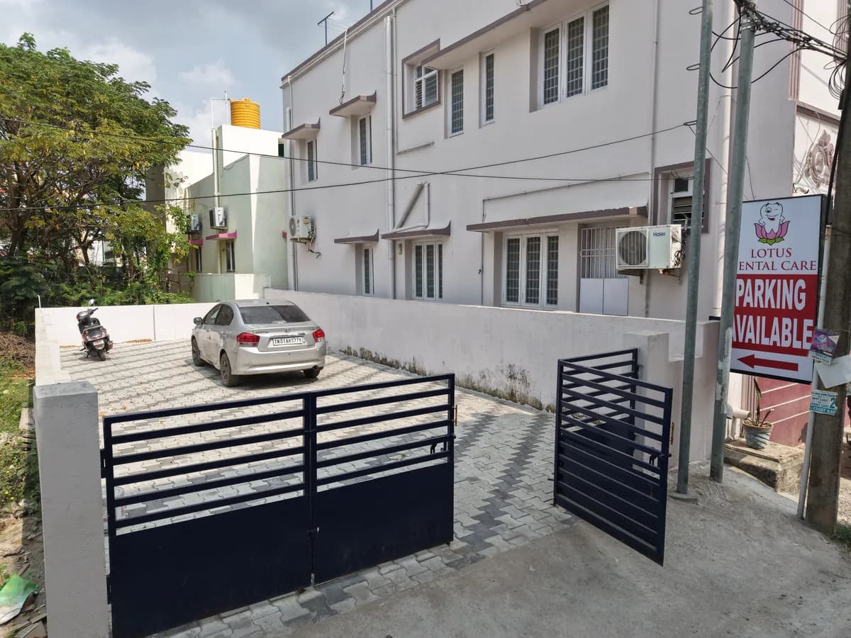 Dedicated patient car and two-wheeler parking at Lotus Dental Care